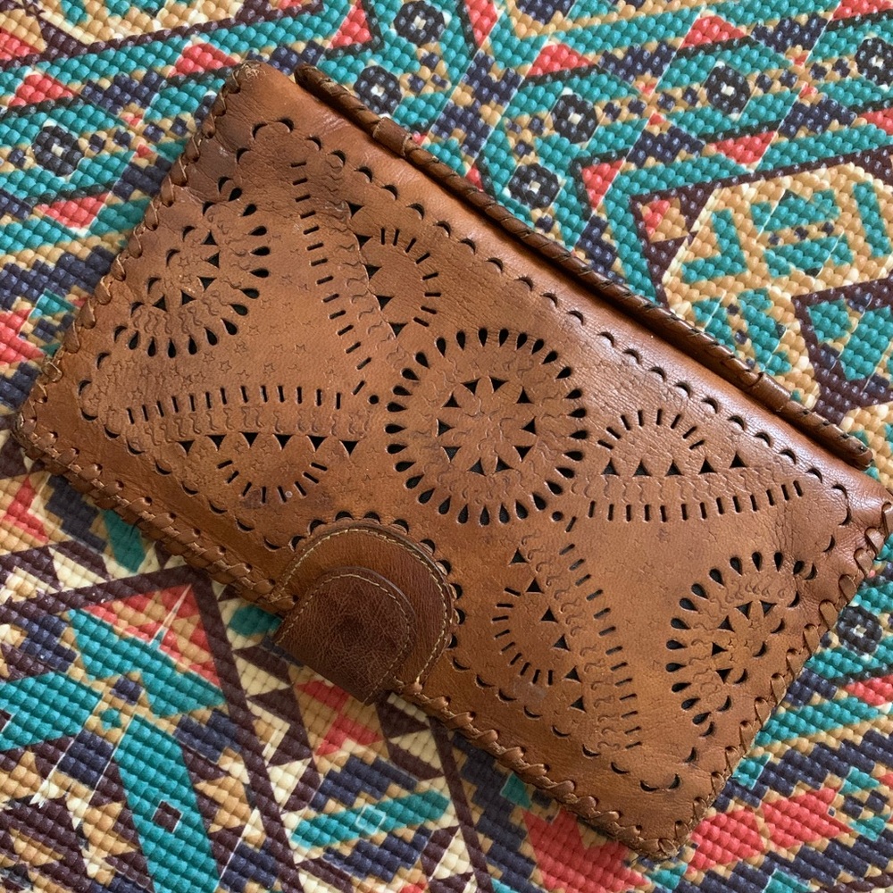 Cleobella mexicana soft leather clutch
